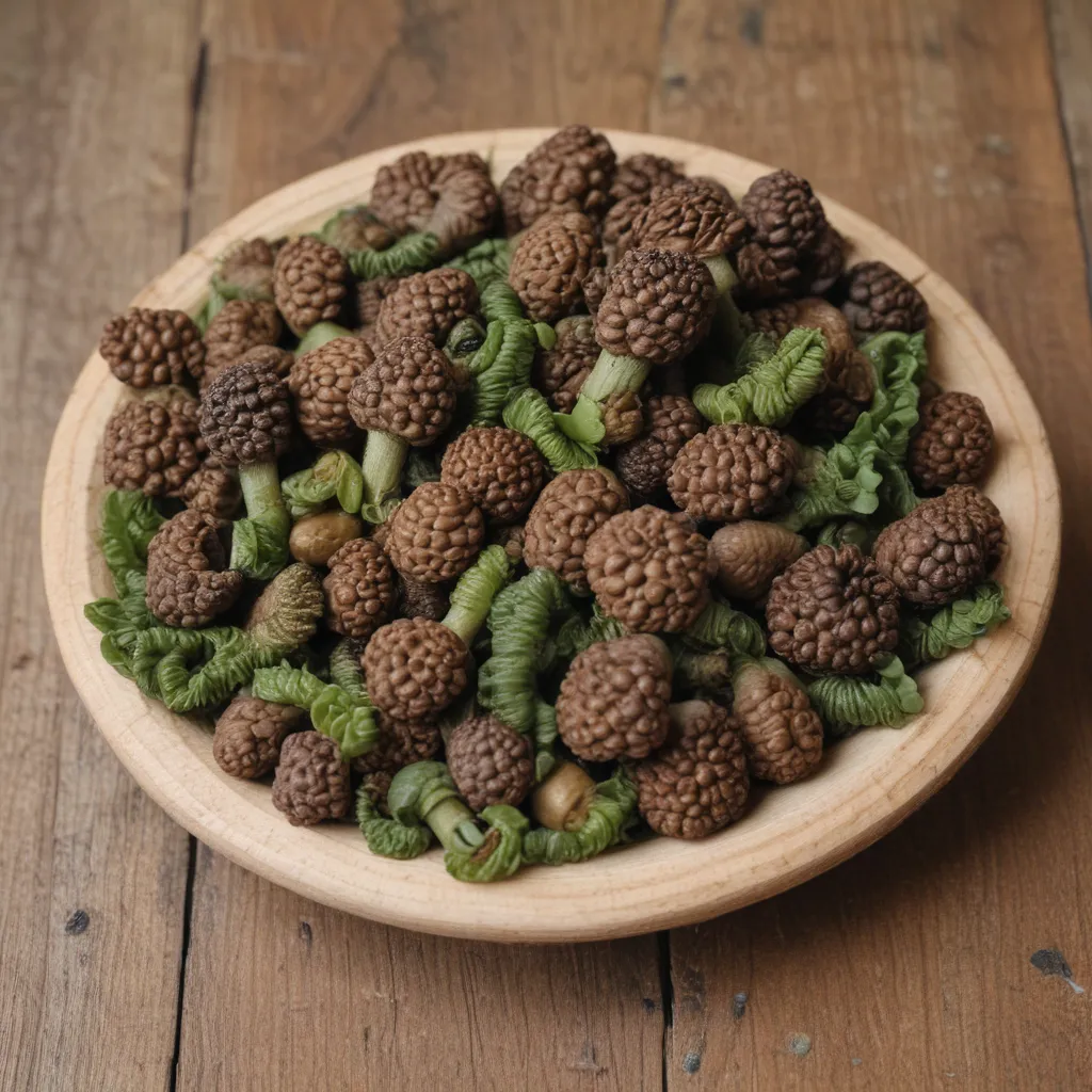 A Celebration of Springs First Morels and Fiddleheads