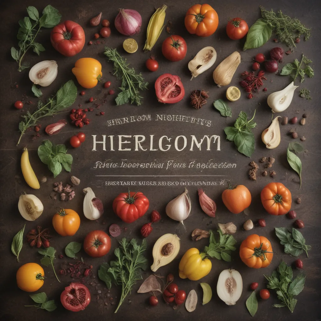 Heirloom Ingredients: Rediscovering Forgotten Flavors