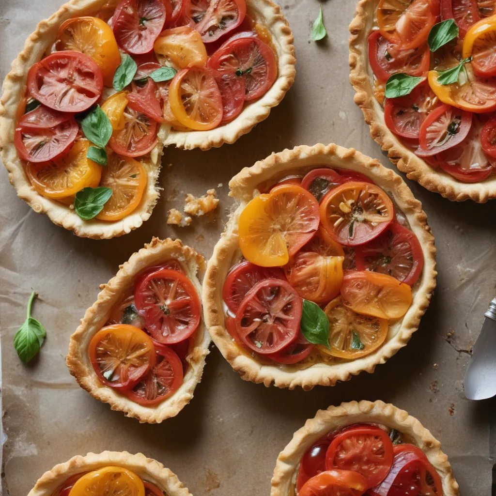 Heirloom Tomato Tarts: Simple Sophistication
