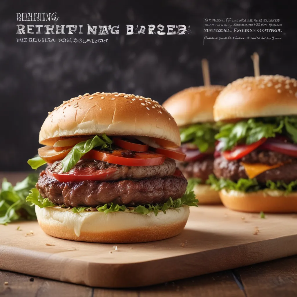 Rethinking Burgers: Gourmet Creations with Global Flavors