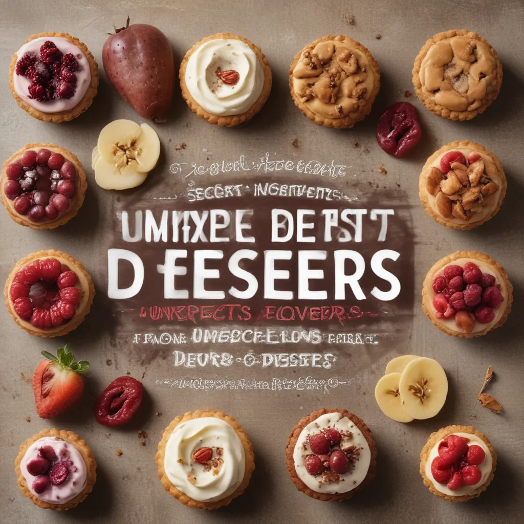 Secret Ingredients Revealed: Unexpected Flavors for Desserts